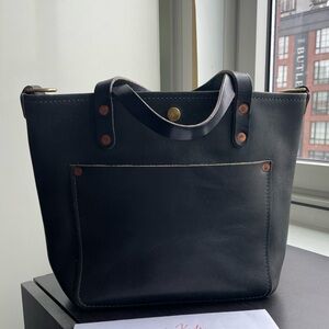 KMM & Co Horween Cobalt Blue Dublin Mini travel tote